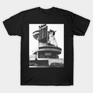 Cats and Brutalist Architecture T-Shirt